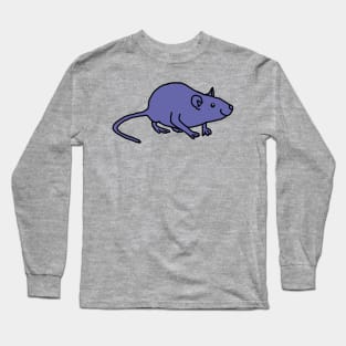 Very Peri Periwinkle Blue Rat Color of the Year 2022 Long Sleeve T-Shirt